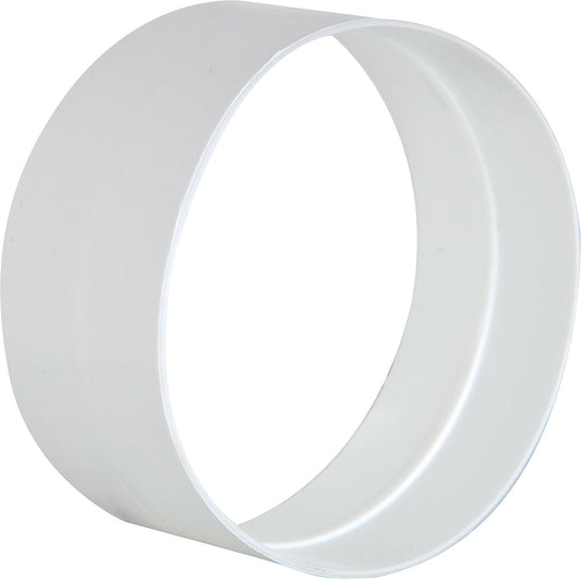 External connector DN 150mm white plastic