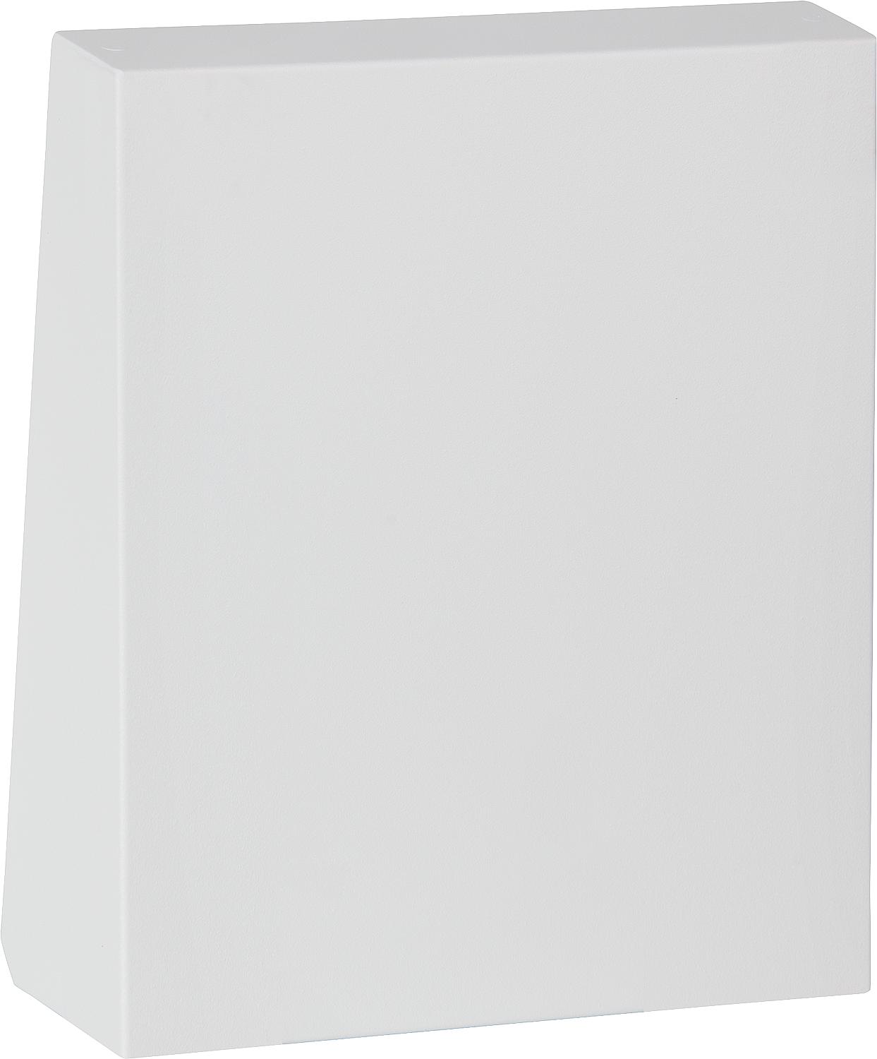 Lunos exterior hood with sound insulation, aluminum white, RAL 9016, for e²