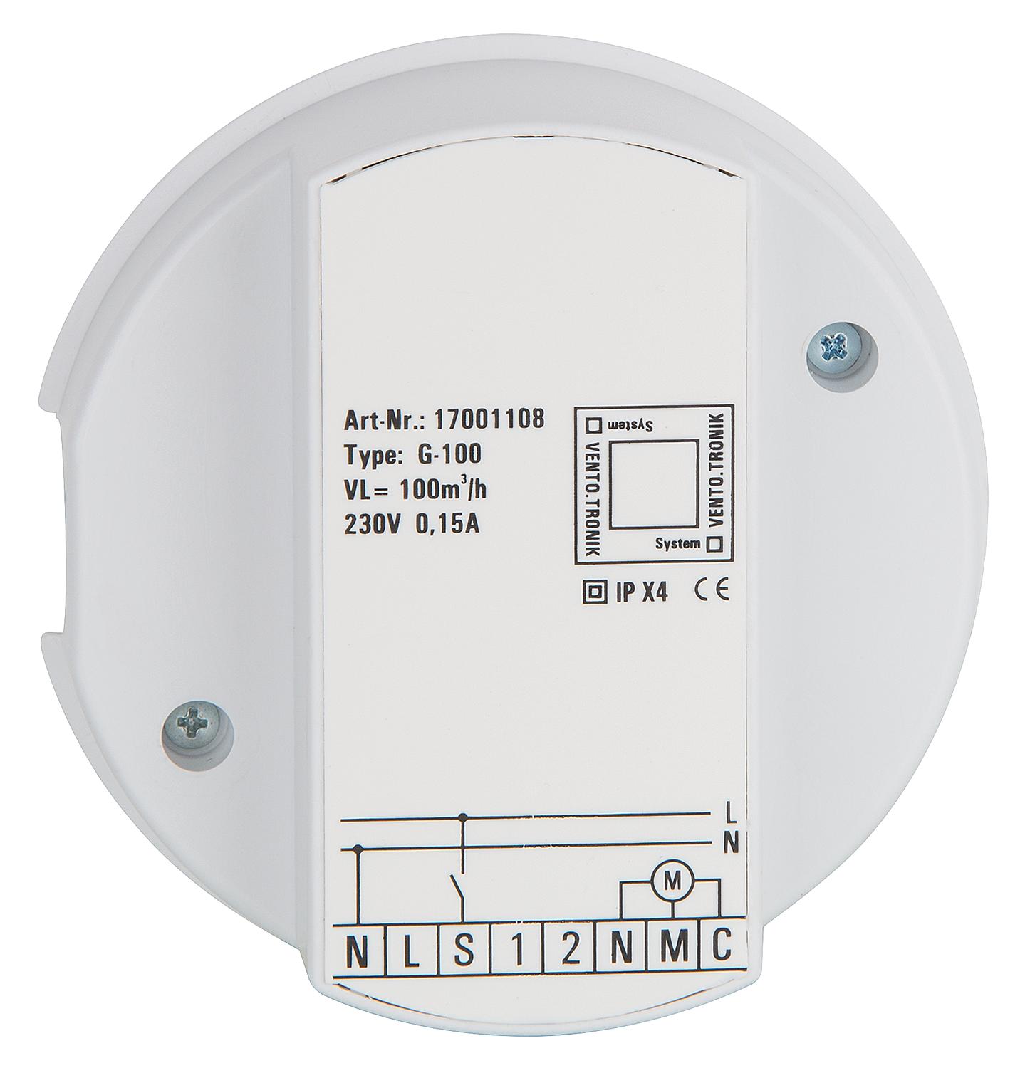 EVENES V-NF30/60 2-stage control module, overrun + switch-on delay, humidity control