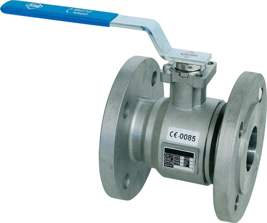 Flansch-Kugelhahn, Edelstahl