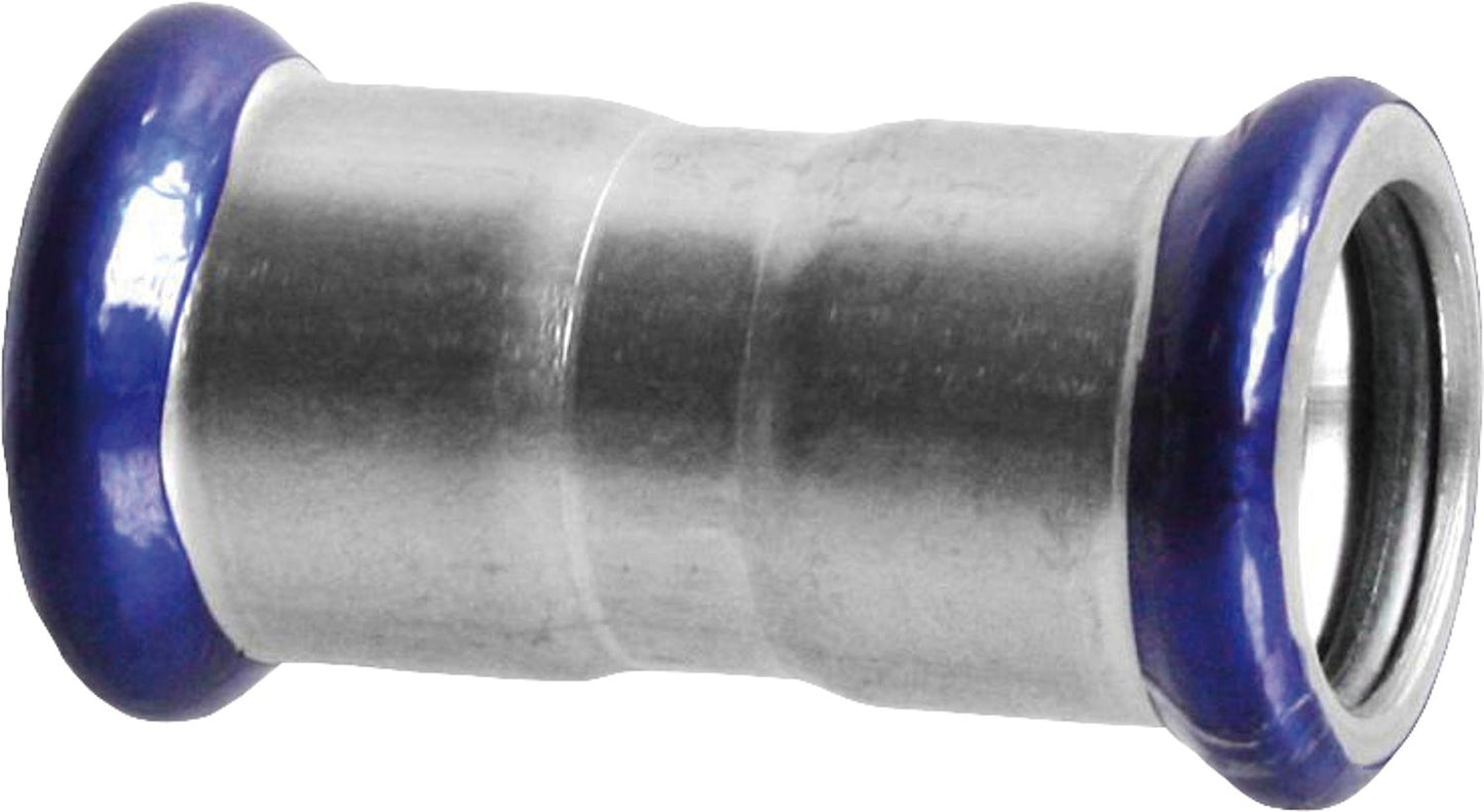 Stainless steel press fitting M-contour socket, DN 108