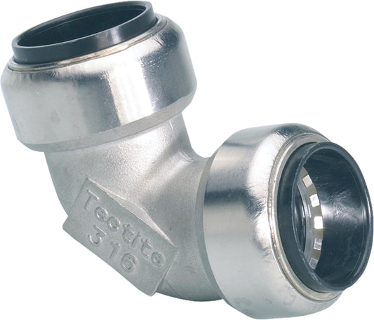 Stainless steel push-in fitting angle 90° (i/i) 28 mm