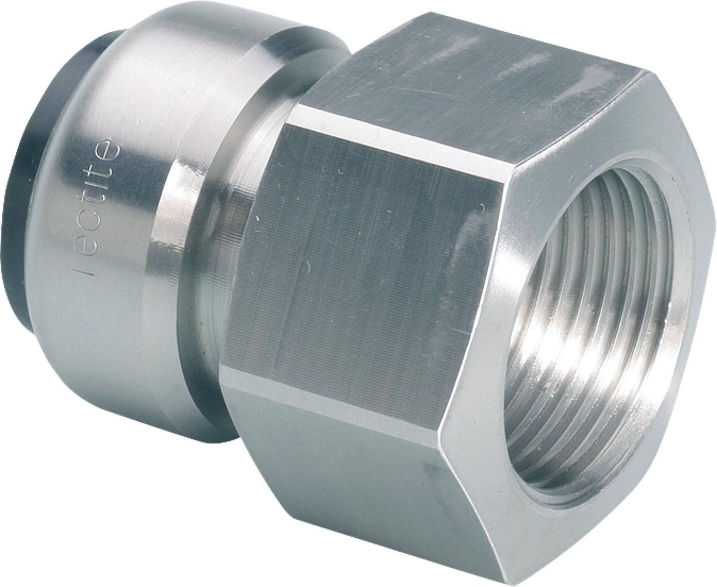 Stainless steel push-fit transition coupling (internal/female thread) 28x3/4"