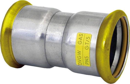 Stainless steel press fitting gas sleeve, DN 108, M contour