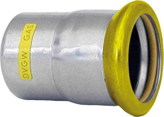 Stainless steel press fitting gas sealing plug, DN 54 M contour