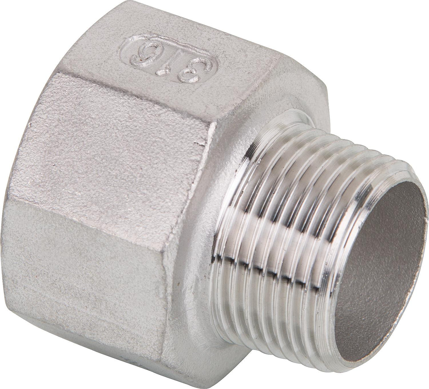 Socket nipple IT/AG 2" x 1", V4A