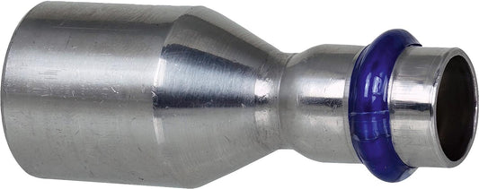 Stainless steel press fitting V-contour heel nipple 54x42mm