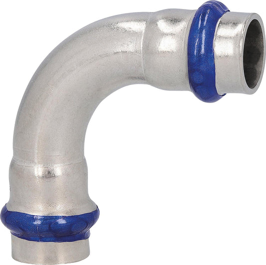 Stainless steel press fitting V-profile tee 54mm