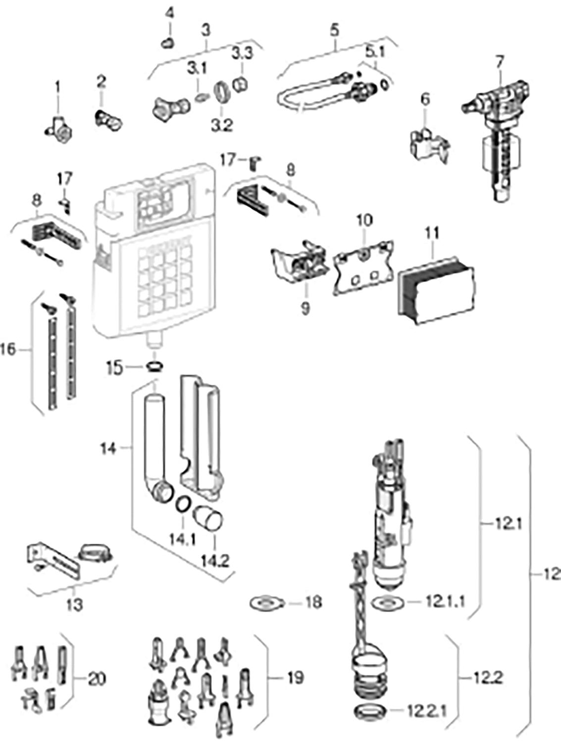 Retaining clip for Impuls Universal